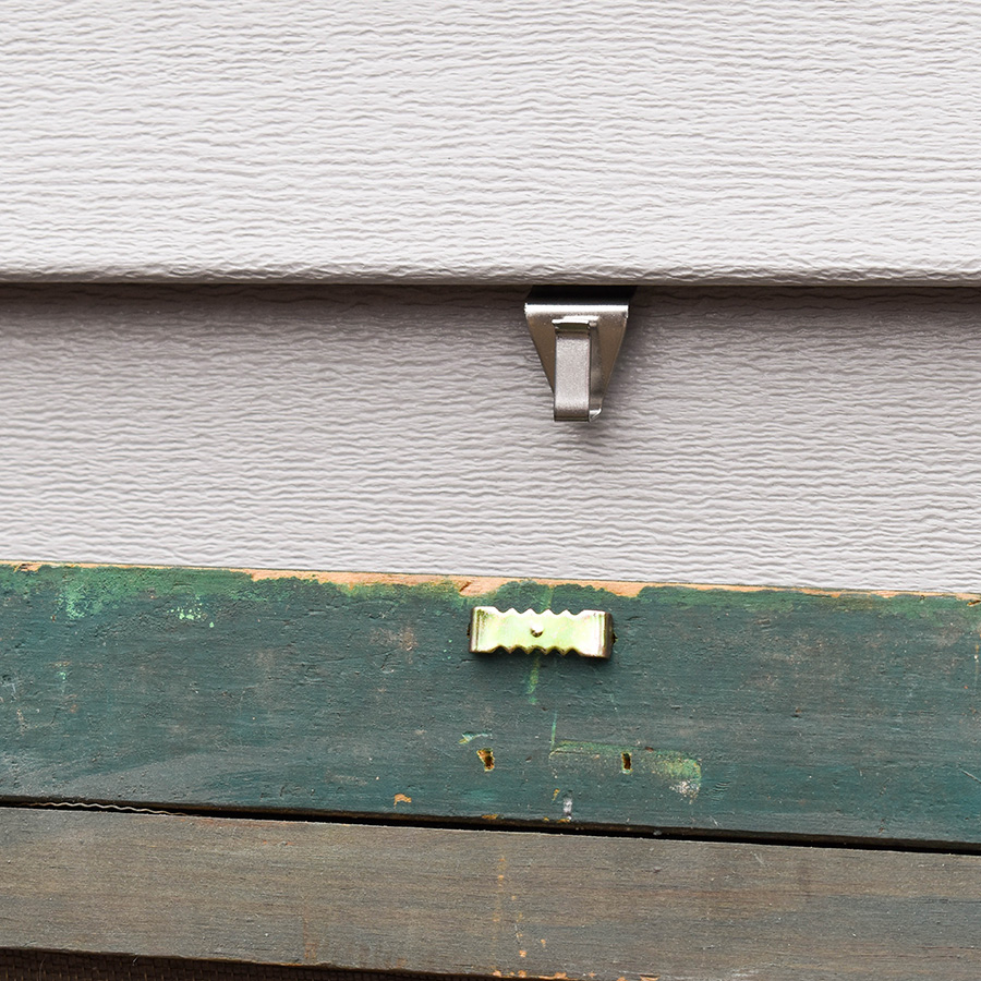The Low Profile Hook No Hole Hook Vinyl Siding Hooks