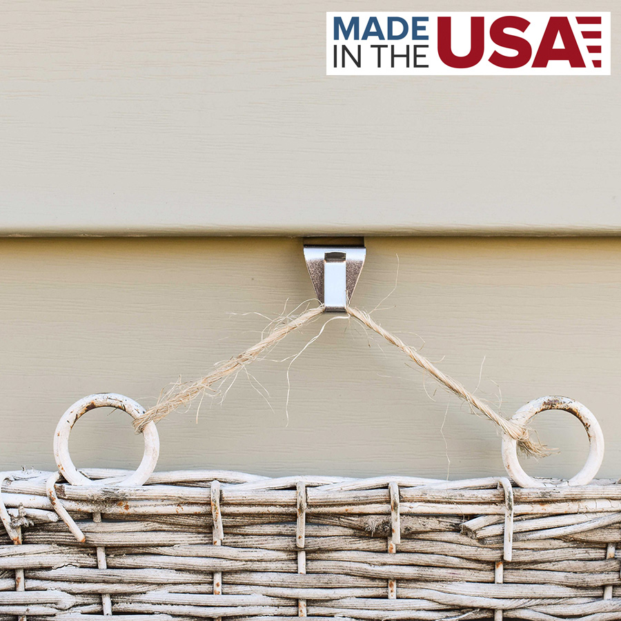 The Low Profile Hook No Hole Hook Vinyl Siding Hooks